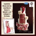 Downton Abbey Wedding Cake Inspired By Lady Mary’s Blouse