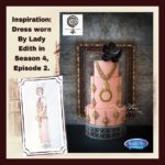 Marvelous Downton Abbey Cake Inspired By Lady Edith’s Pink and Gold Dress