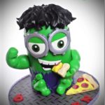 Adorable Hulk Minion Cake