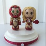 Great Iron Man and Rescue Wedding Cake Topper