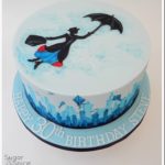 Gorgeous Hand Painted Mary Poppins Cake