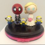 Deadpool Meets The Minions On This Great Wedding Cake Topper