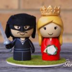 Terrific Princess Bride Wedding Cake Topper