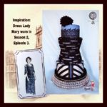 Marvelous Downton Abbey Cake Inspired By Lady Mary’s Black and White Dress