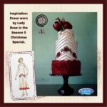 Lovely Downton Abbey Cake Based On Lady Rose’s Christmas Dress