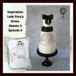 Fabulous Downton Abbey Cake Inspired By Lady Cora’s Dress