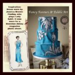 Marvelous Downton Abbey Cake Inspired By Lady Sybil’s Blue Dress