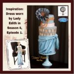 Gorgeous Downton Abbey Cake Inspired By Lady Edith’s Dress