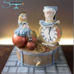 Cool Steampunk Alice in Wonderland Cake