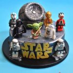 Fabulous Silver LEGO Star Wars Cake