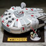 Marvelous LEGO Millennium Falcon Birthday Cake