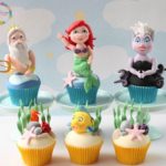Disney Month: Little Mermaid Cupcakes