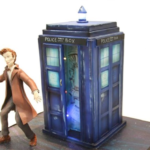 Incredible Matt Smith and the TARDIS Cake