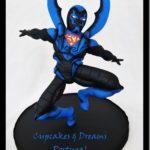 Superhero Month: Blue Beetle Cake