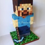 Splendid Minecraft Birthday Cake