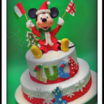 Marvelous Mickey Mouse Christmas Cake