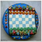 Awesome Super Mario Brothers Chess Cake