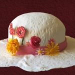 Elegant Ladies Derby Hat Birthday Cake