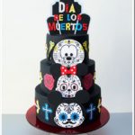 Delightful Disney Tsum Tsum Day of the Dead Cake