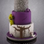 Terrific Nightmare Before Christmas Wedding Cake