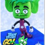 Cool Chibi Beast Boy Cake