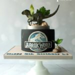 Watch Out!  A Velociraptor Is Protecting This Fantastic Jurassic World Cake!