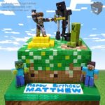 Building A Birthday Cake The Minecraft Way
