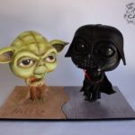 Yoda vs. Darth Vader Cakes