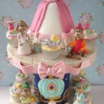 Disney Month: Cinderella’s Dress Cake & Cupcakes