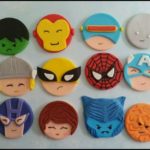 Adorable Marvel Super Hero Cupcake Toppers
