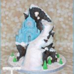 Splendid Queen Elsa Ice Castle Cake