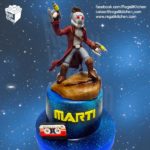 Magnificent Star-Lord and Awesome Mix Cake