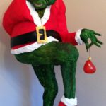 The Grinch Caught Red Handed with Red Christmas Tree Ornament