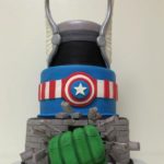 Avengers Assemble and Hulk Smash Cake