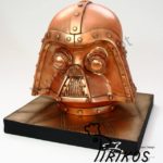 Stunning Steampunk Darth Vader Helmet Cake