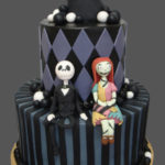 Elegant Nightmare Before Christmas Cake