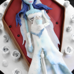 Fabulous Corpse Bride In Coffin Cake