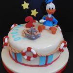 Donald Duck Nautical 2nd Birthday Cake