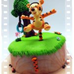 Adorable Baby Tigger 1st Birthday Cake