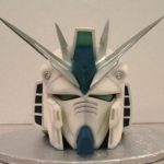 Marvelous Gundam F91 Helmet Cake