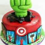 Awesome Avengers 6th Birthday Cake