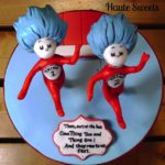Wonderful Thing 1 and Thing 2 Cake Topper