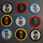 Marvelous DC and Marvel Superheroes Cupcake Toppers