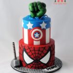 Cool Superhero Birthday Cake