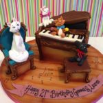 Awesome Aristocats 21st Birthday Cake