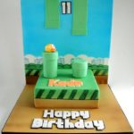 Fabulous Flappy Bird Birthday Cake