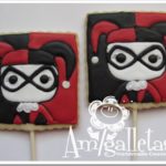 Cool Harley Quinn Cookie Pops