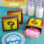 Amazing Super Mario Bros. Gender Reveal Cookies