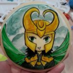 Terrific Hand Painted Loki Cookie