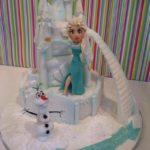 Marvelous 5th Birthday Frozen Cake